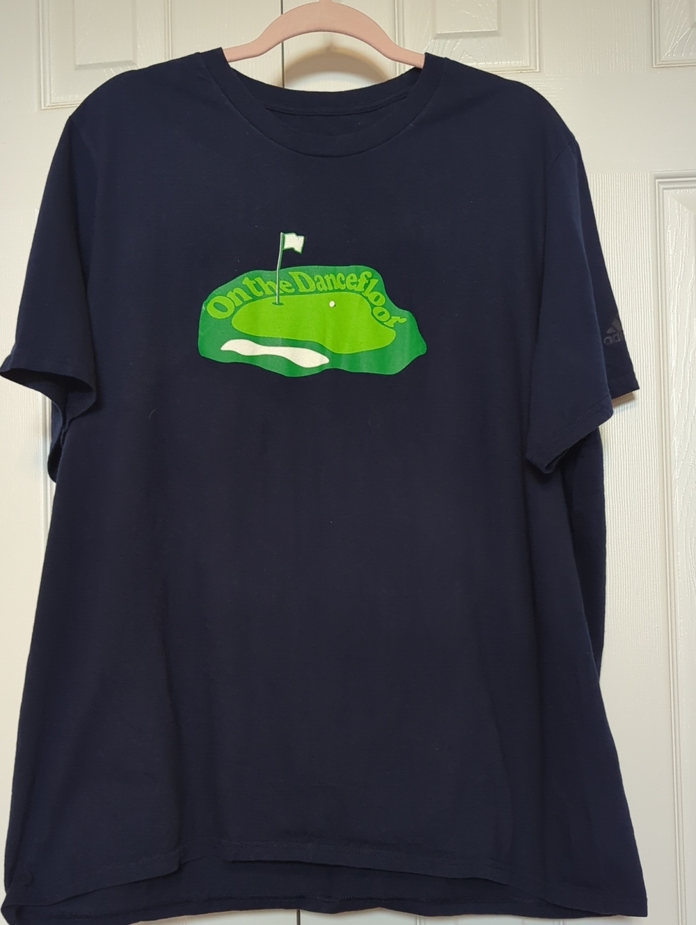 Adidas Navy Short Sleeve Graphic Tee Golf 2XL